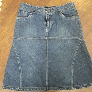 🥀SONOMA 🥀denim flare midi skirt